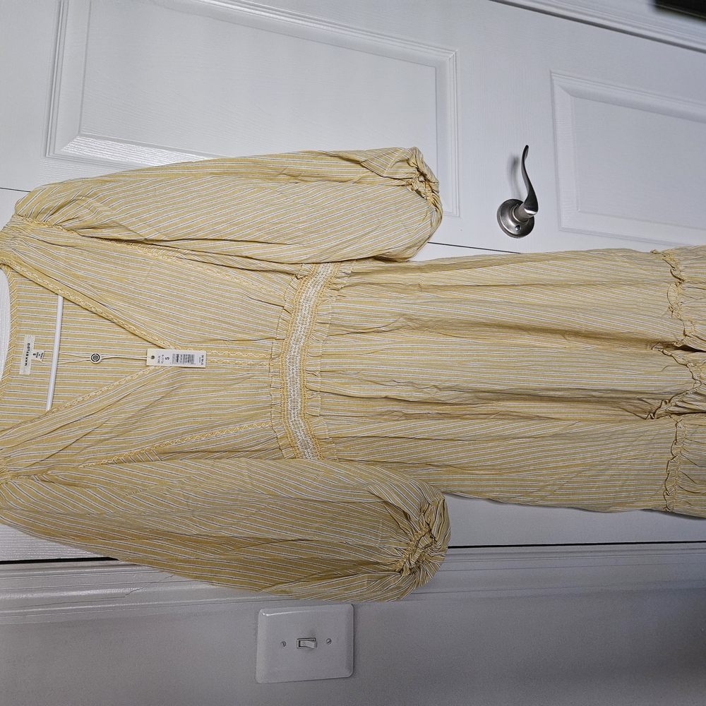 Yellow Striped Dress